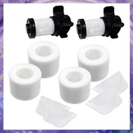 [P K A M] Filter 2x + 4 Pack Filters Compatible For  Ionflex Duoclean Vacuum Ic205 If100 If150 If160