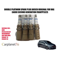 ORIGINAL BOSCH SPARK PLUG(FR6KPP332S) 4 PIECES FOR AUDI VOLKSWAGEN MK5 MK6 A4 A5 EA888 SECOND GENERA