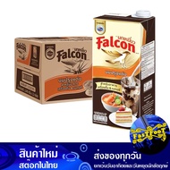 นมข้นจืด สำหรับอาหาร เครื่องดื่ม เบเกอรี่ 1000 มล. (ยกลัง12กล่อง) นกเหยี่ยว Falcon Condensed Milk นม