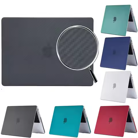 Carbon Fibre Case For Macbook Mac Book Pro Air M1 M2 13 14 16 Inch A2337 A2681 A2338 A2779 A2442 A24