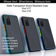 Vivo V19 V17 VivoV17 VivoV19 Matte Transparent Case Casing Cover Housing