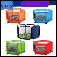 Hexagon Foldable Playpen Playard Baby Kids Safety Play Fence