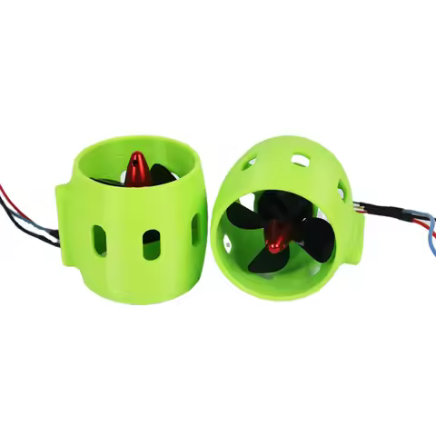 DC 12V-24V 20A 4-Blade Underwater Jet Thruster Engine for RC Robot Decoy Nest Submarine Brushless Mo