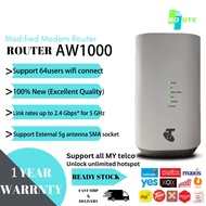 NEW Telstra Arcadyan AW1000 5G WiFi6 CPE Router Mod Modem MOD X55 WiFi 6 AX3600 160MHz, Gigab
