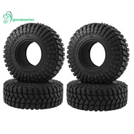 4PCS 110MM 1.9 Rubber Wheel Tires Tyre for 1/10 RC Crawler Car Axial