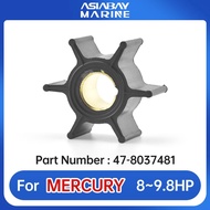 47-8037481 Water Pump Impeller For 478037481 Mercury Outboard Motor Engine 8hp 9.8hp Boat Parts Hangkai 9.8hp Sierra 18-