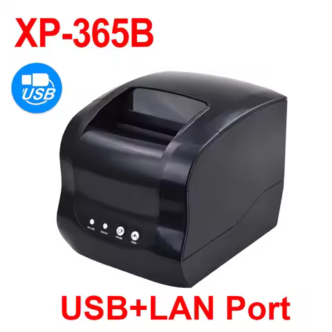 Xprinter XP-365B Label printer thermal barcode printer sticker printer 20-80mm paper in Supermaket F