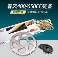 &amp; Chunfeng Cf650nk/Tr/G Cf400nk Motorcycle Set Chain Sprocket Maliit Na Sprocket Sign At Oil Seal C