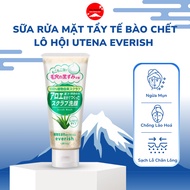 Utena Everish Aloe Vera Exfoliating Facial Cleanser Anti-Acne Anti-Aging Pore Cleansing 135g