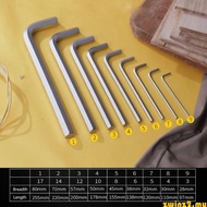 zwinz2 9 10Pcs Alloy Steel Allen Key 3mm to 19mm L Shaped Hex Hexagon Key Allen Wrench