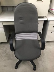 大慶二手家具 高背灰色主管椅(可伸降)/辦公椅/主管椅/會計椅/電腦椅
