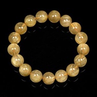 【正佳珠寶】金髮晶 頂級維納斯 11.8-12.3mm 金髮晶手珠