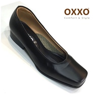 OXXO รองเท้ารับปริญญา รองเท้านักศึกษา คัทชูนักศึกษา หรือสำหรับราชการ ผู้หญิง หัวตัด ส้น 2 เซน ขนาดเล็กกว่าปกติ1ไซส์  มีไซส์ 36-47 SB005