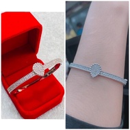 BANGKOK BRACELET 925 SILVER GEM/935 SILVER JEWELRY PLATED WITH GENUINE WHITE GOLD/GB300