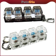 [PETSOLA] Keyboard Fidget Clicker Toy Keychain Decompression Button Finger Clicker Toy