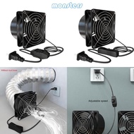 Mon AC220-240V Toilet Powerful Mute Exhaust Fan Household Wall Ventilation Fan 2600R