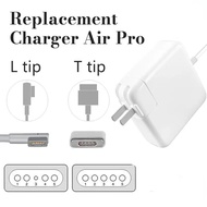60W 45W EU US Power Adapter Magnetic Charging with Cable L/T Tip for A1466 A1278 A1369 A1502 A1286 F