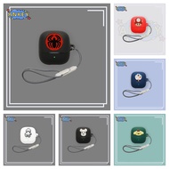 Case for Baseus Bass BS1 Protective silicone Cute Cartoon Covers Bluetooth Earphone Shell Headphone 