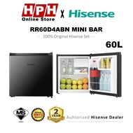 Hisense / Midea Single Door Mini Bar Fridge Refrigerator (50L / 60L) RR60D4ABN MDRD86FGG 迷你冰箱 Peti S