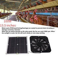 Com Ac.lr 13.5 นิ้วพัดลมพลังงานแสงอาทิตย์ 100 วัตต์พัดลมระบายความร้อนที่มีประสิทธิภาพแผงพลังงานแสงอา