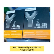 Lampu Y3 Pro LED Mini Headlight Projector H4 4300K / 6000K  💖