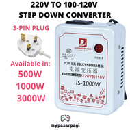 100-120.V 500W 1000W 3000W Step Down Voltage Converter Transformer Converts