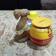 Vintage ambank camel coin box/tabung lama ambank