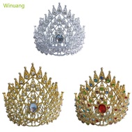 Winu Thai Hair Jewelry Indian Crown Thai Dance Headpiece Thai Crown Dance Headdress