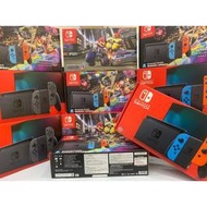 【現貨】NS Switch 主機 紅藍 灰黑主機 電量加強版 一年保固 藍紅 動物之森 動物森友會主機