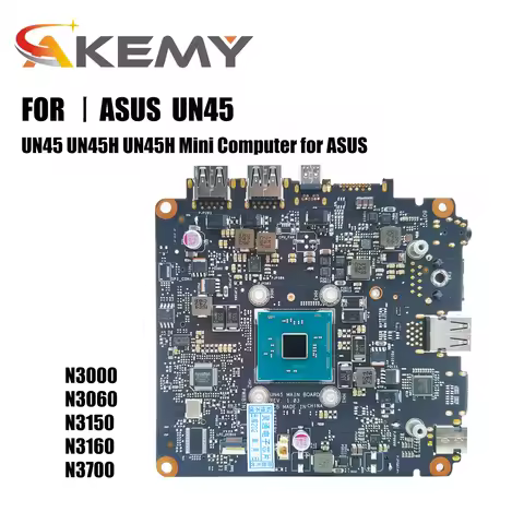 For ASUS Vivo Mini PC UN45 UN45H Mini Computer Motherboard With N3000 N3150 N3160 N3700 CPU Systembo