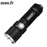 BORUiT BC10 Ultra Bright LED Flashlight 3600LM USB Rechargeable Flashlight IPX8 Waterproof Camping H