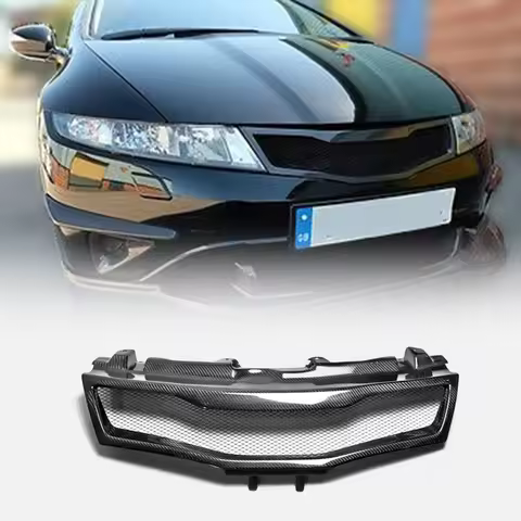For Honda Civic FN2 FN Type R Front Grill - MUG Style [Front Grille, Front Bumper Grill]