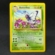 Vintage Pokemon TCG Butterfree 33/64 1999 Jungle Unlimited Trading Card Game