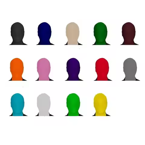 Spandex Fetish Tights Head Hood Suit Unisex Fetish Zentai Suit