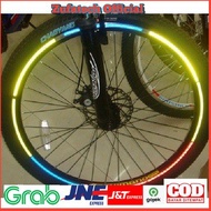 Bicycle Wheel Reflective Sticker/8 Strip Bicycle Wheel Sticker - A-0001