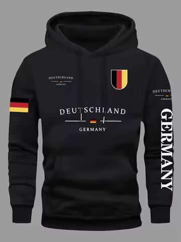 GERMANY DEUTSCHLAND Flag Men Women Hoodie Outdoor Street Sports Jersey Racing Team Training Fans Spr