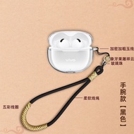 Case for vivo TWS Air3 Pro / Air 3 / iQOO TWS Air3, TPU Transparent Earbuds Case Cover