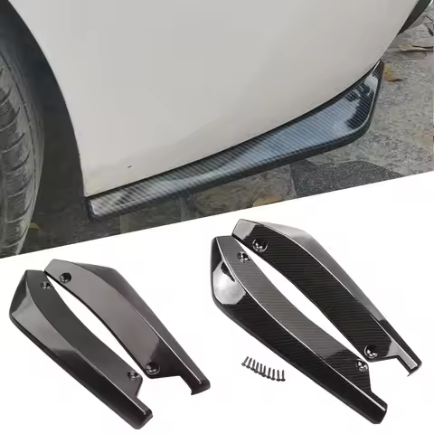 Universal Rear Bumper Protector Diffuser Spoiler Splitter For Audi Q5 Q7 BMW f31 X5 E70 Passat B7 Ma