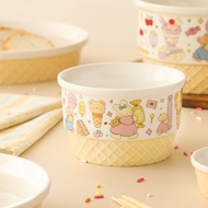 Ins Style Ice Cream One Person One Bowl Dedicated Ceramic Noodle Bowl