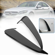 [QAS STORE] Rear Bumper Apron Spoiler Canard Air Vent Cover Trim for Mercedez Benz W205 C43 C63 AMG 