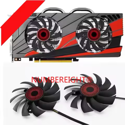 New Cooler Fan Cooling For ASUS GTX950 GTX960 GTX1060 GTX660 GTX750Ti GTX760 GTX770 RX560 Radiator