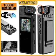 body camera 4k WIFI camera mini vlog Waterproof pocket camera body camera police 180° camera action