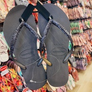 Havaianas Slim Pure Color Womens Flip Flops Bathroom Slippers Anti-Slip Casual Slip-On Shoes Rubber 
