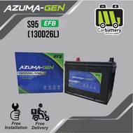 [Installation Provided] AZUMA-GEN S95 130D26L EFB Auto Start Stop Car Battery Bateri Kereta Vellfire