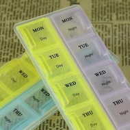 (Ready Stock)Medicine Pill Box 7day storage box
