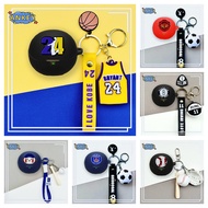 Case for Baseus Inspire XP1 Protective silicone football pendant Covers Bluetooth Earphone Shell Hea