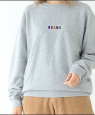 日本預訂 7色選！ beams japan 彩刺繡logo 長袖衛衣