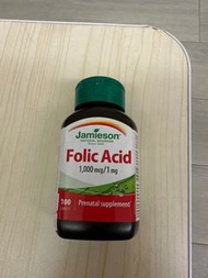 Jamieson Flioc Acid, 1000mcg/1mg