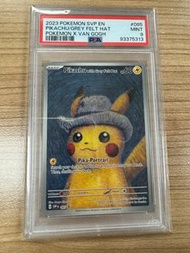 Pokemon PTCG 梵高比卡超 pikachu PSA9