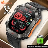 2023 Military Outdoor Smart Watch 2.0 inch 650 mAh Large Battery Watch GPS Motion Track Compass Bluetooth Call Smartwatch Men